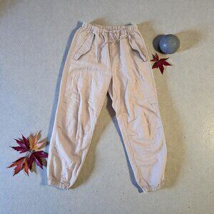 GAP Lavender Light Purple Linen Blend Joggers Size XS